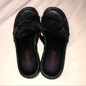 Harley Davidson wedged sandals